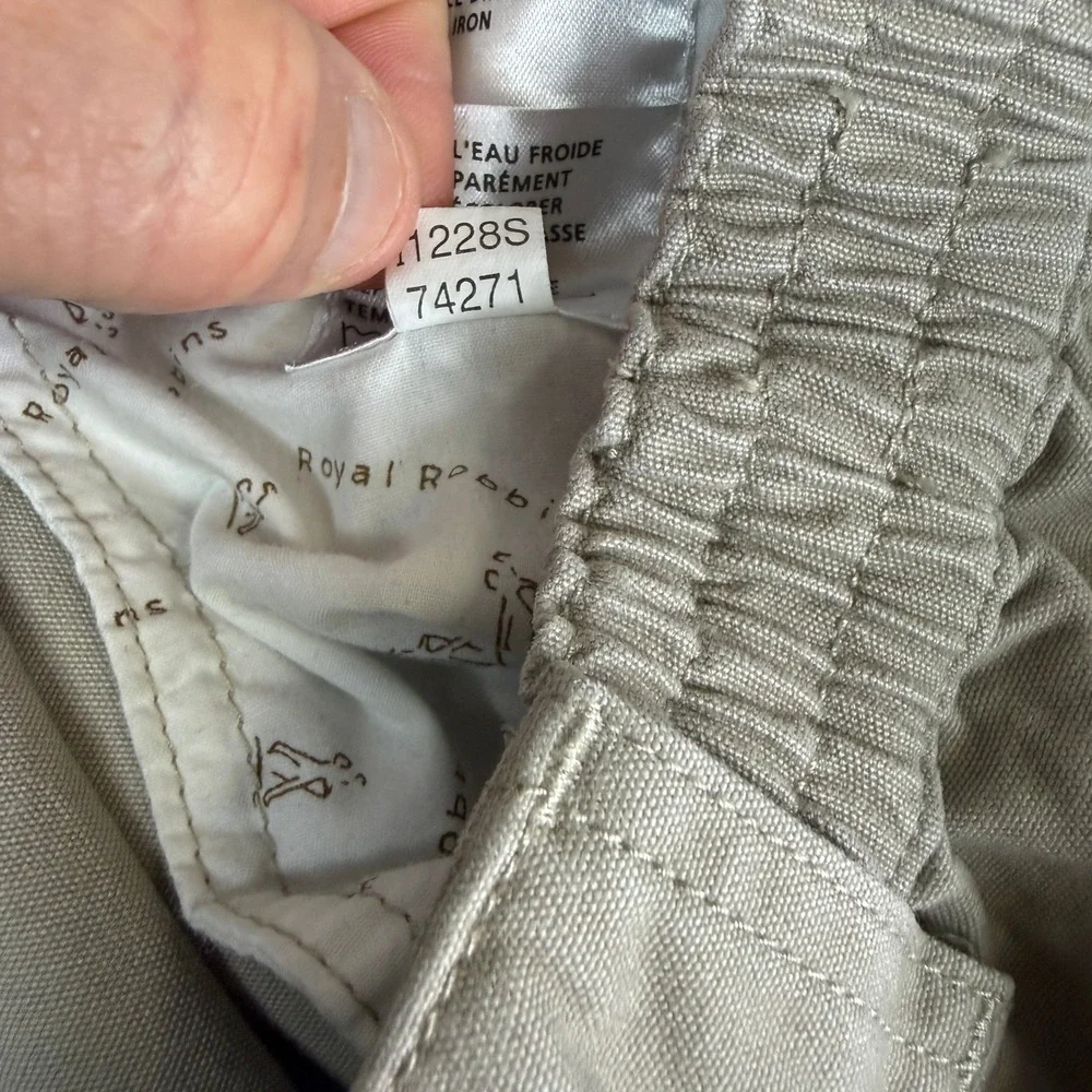 Royal Robbins Mens Khaki Cargo Pants Outdoor Travel Clothing Size W L‎